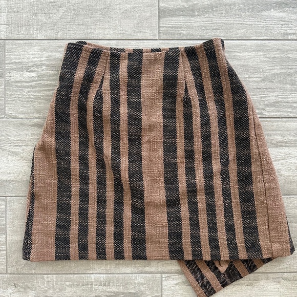 FREE PEOPLE WRAPAROUND MINI SKIRT TOP DRESS OUTFIT SZ XS NEW - Picture 2 of 2